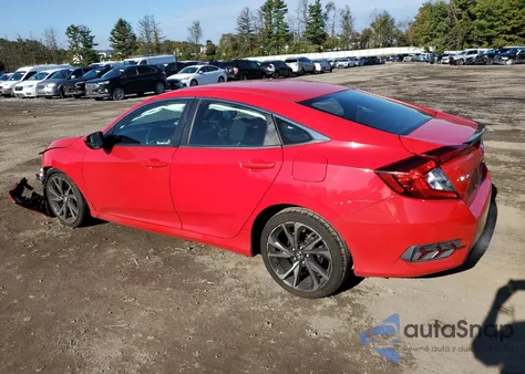 2020 Honda Civic Sport из США, поврежденный, VIN 2HGFC2F81LH544342